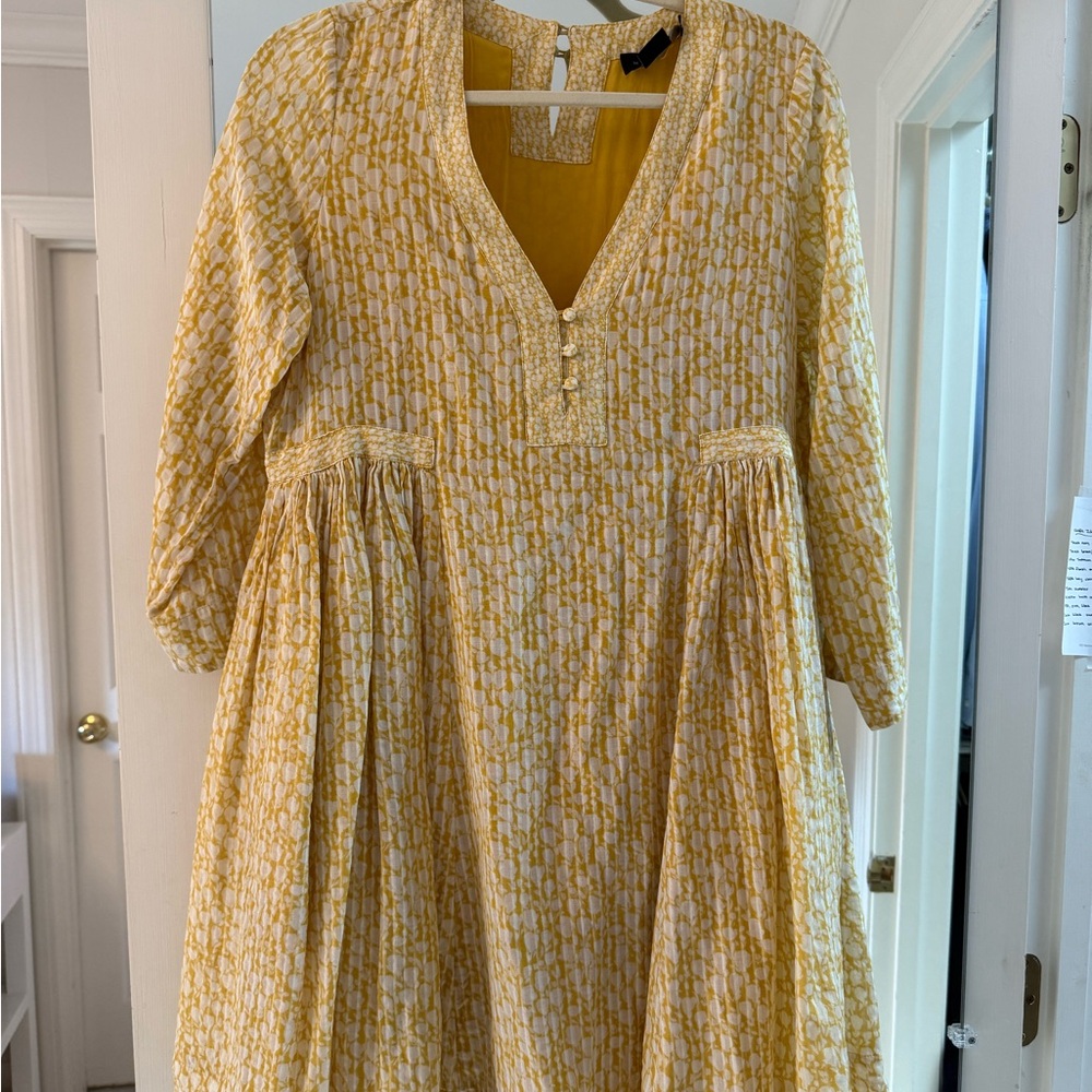 Hatch Yellow Long Sleeve Dress